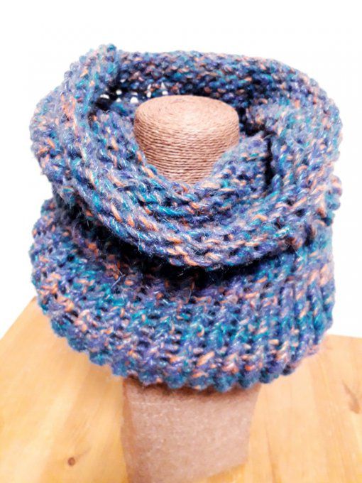 Snood mohair et laine