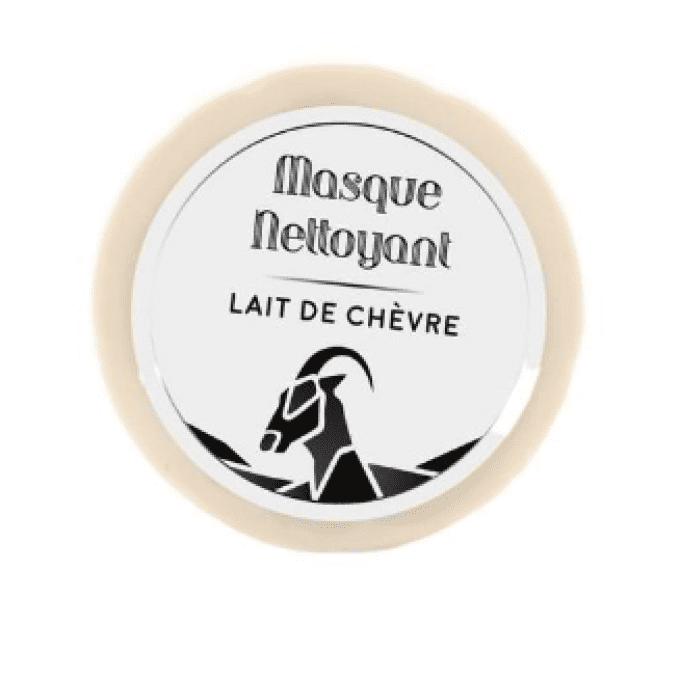 Savon-masque visage  2 en 1 au lait de chèvre