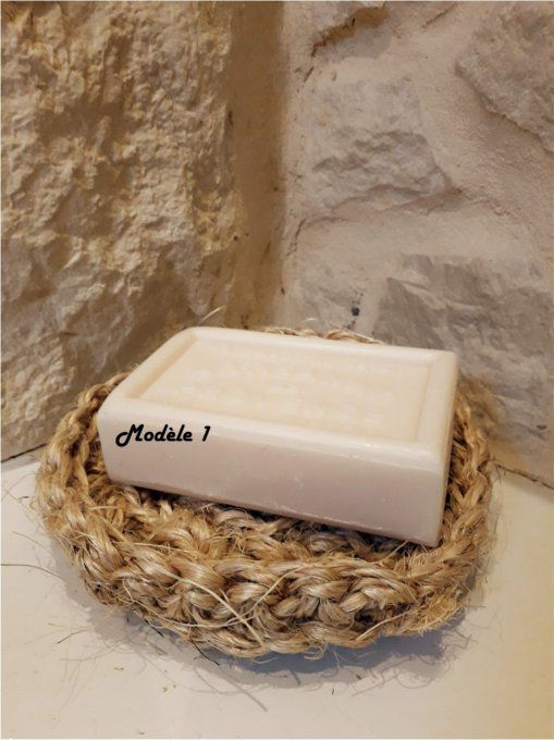 Porte savon en sisal